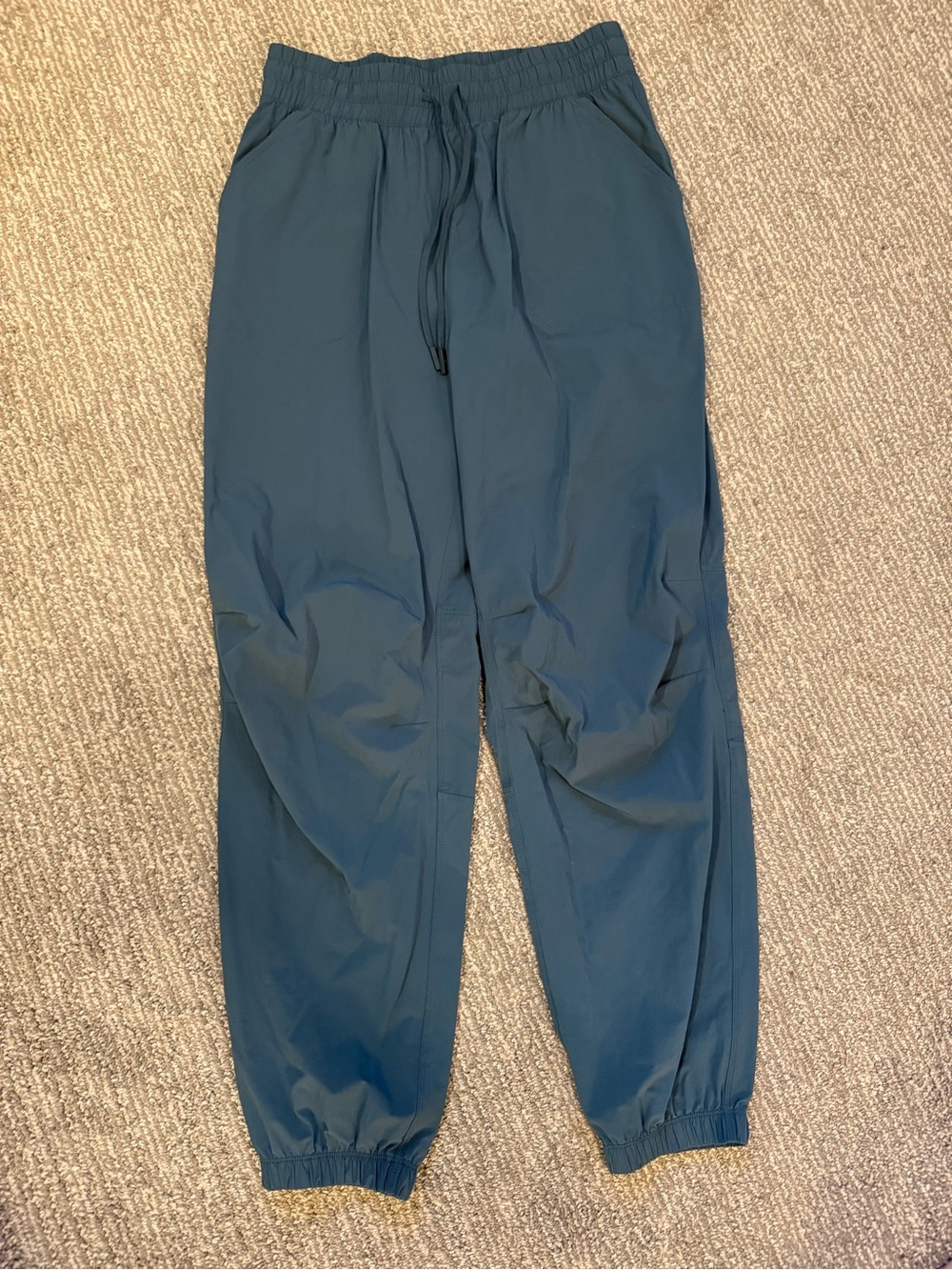 nuuds Refine Jogger Pants Women’s Small Ocean Blue Teal W-164 Athleisure